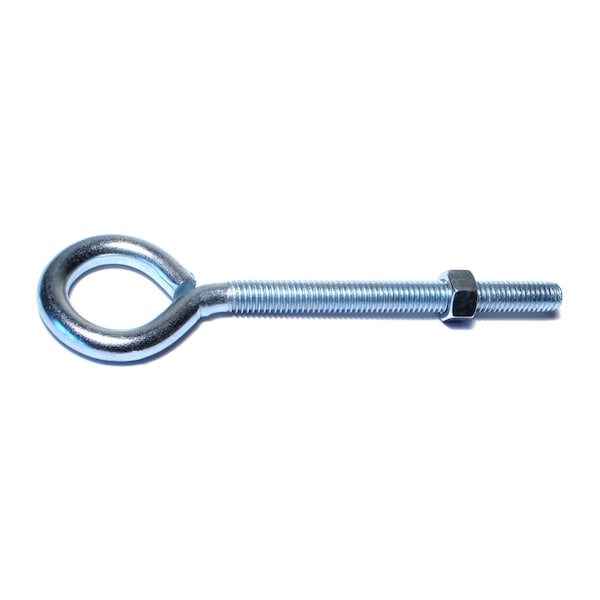 Midwest Fastener Eye Bolt 3/8"-16, 16 in Shank, Steel, Zinc Plated, 10 PK 51715 - main